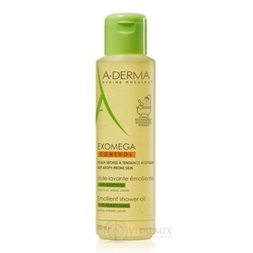 A-DERMA EXOMEGA CONTROL HUILE LAVANTE ÉMOLLIENTE zvláčňujúci sprchovací olej 1x500 ml obrázok