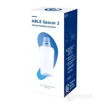 ABLE SPACER 2 Nadstavec inhalačný s ventilom s náustkom, 1x1 ks obrázok