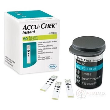 ACCU-CHEK Instant 50 testovacie prúžky do glukomera 1x50 ks obrázok