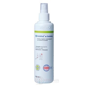 Actolind w Solution roztok v spreji na čistenie a starostlivosť o rany, 1x250 ml obrázok