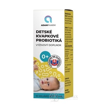 ADAMPharm DETSKÉ KVAPKOVÉ PROBIOTIKÁ gtt 1x10 ml obrázok