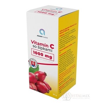 ADAMPharm Vitamín C 1000 mg so šípkami cps 1x60 ks obrázok