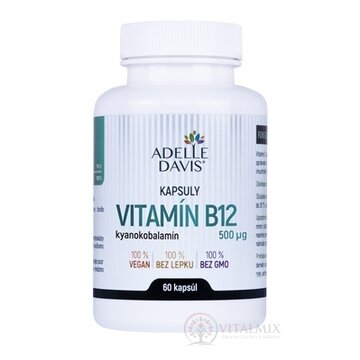 ADELLE DAVIS VITAMÍN B12, kyanokobalamín 500 μg cps 1x60 ks obrázok