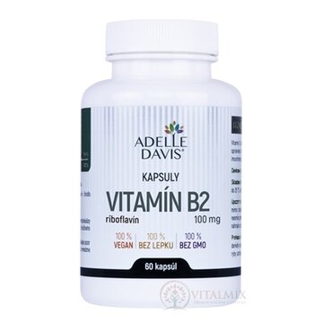 ADELLE DAVIS VITAMÍN B2, riboflavín 100 mg cps 1x60 ks obrázok