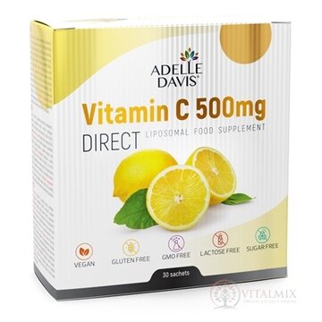 Adelle Davis Vitamin C 500 mg DIRECT prášok vo vrecúškach, lipozomálny 1x30 ks obrázok