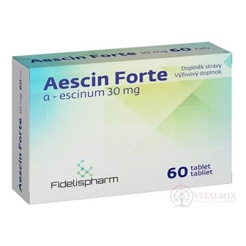 AESCIN Forte 30 mg - Fidelispharm tbl 1x60 ks obrázok