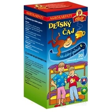 AGROKARPATY DETSKÝ ČAJ Na dobrý spánok čistý prírodný produkt, 20x2 g (40 g) obrázok