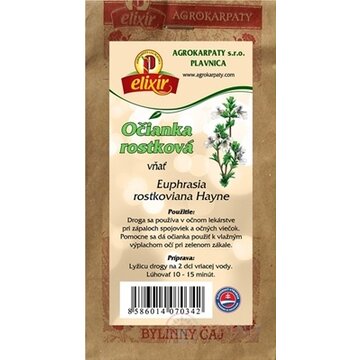 AGROKARPATY OČIANKA ROSTKOVOVÁ vňať bylinný čaj 1x30 g obrázok