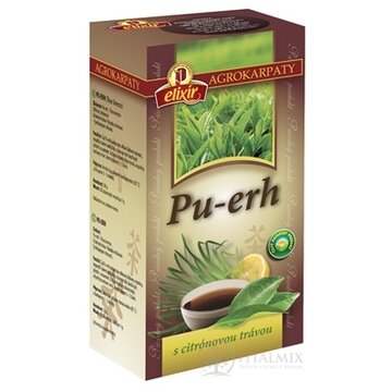 AGROKARPATY PU-ERH s citrónovou trávou čaj 20x1 g (20 g) obrázok
