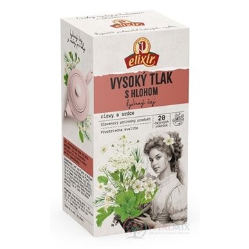 AGROKARPATY VYSOKÝ TLAK s hlohom bylinný čaj, čistý prírodný produkt, 20x2 g (40 g) obrázok
