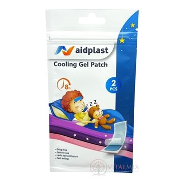 Aidplast Chladivá hydrogélová náplasť 4,2 x 12 cm, 1x2 ks obrázok