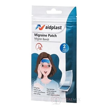 Aidplast Náplasť na migrény 1x2 ks obrázok