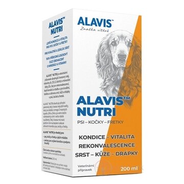 ALAVIS NUTRI olejová emulzia pre psy, mačky a fretky 1x200 ml obrázok