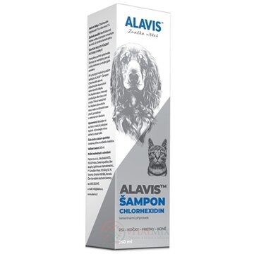 ALAVIS ŠAMPON Chlórhexidín psy, mačky, fretky, kone 1x250 ml obrázok