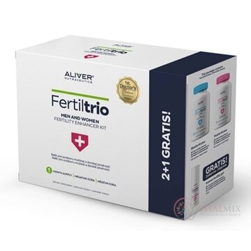 ALIVER FertilTrio MEN AND WOMEN FERTILITY ENHANCER Pinkfertil plus 90 cps + Bluefertil plus 120 cps + zadarmo Intense fertility gel 30 ml, 1x1 set obrázok