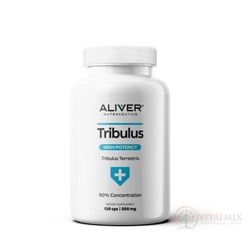 ALIVER Kotvičník zemný cps (Tribulus Terrestris 90% extrakt) 1x120 ks obrázok