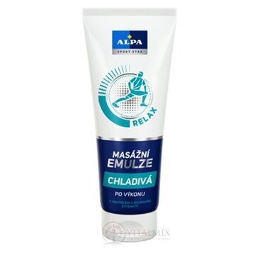 ALPA SportStar EMULZIA MASÁŽNA CHLADIVÁ relax - po výkone 1x210 ml obrázok