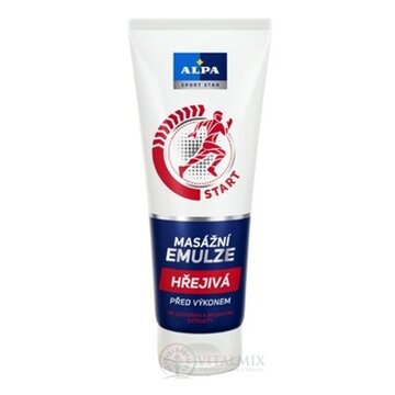 ALPA SportStar EMULZIA MASÁŽNA HREJIVÁ štart - pred výkonom 1x210 ml obrázok