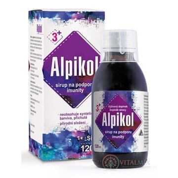 Alpikol sirup na podporu imunity 1x120 ml obrázok