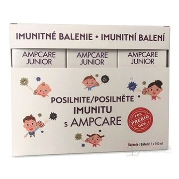 AMPCARE JUNIOR IMUNITNÉ BALENIE sirup 3x150 ml obrázok