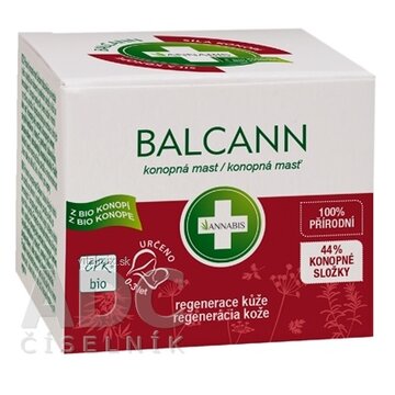 ANNABIS BALCANN konopná masť z BIO konope, regenerácia (Nová receptúra 2017) 1x15 ml obrázok