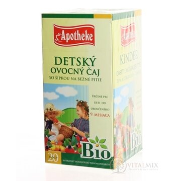 APOTHEKE BIO SELECTION DETSKÝ OVOCNÝ ČAJ SO ŠÍPKOU (od ukončeného 9. mesiaca) 20x2 g (40 g) obrázok