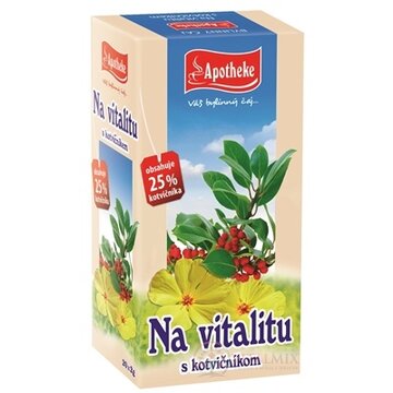 APOTHEKE ČAJ Na vitalitu s kotvičníkom 20x2 g (40 g) obrázok