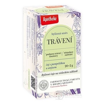 APOTHEKE FARMA TRÁVENIE bylinná zmes, čaj v nálevových vreckách 20x2 g (40 g) obrázok