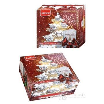 APOTHEKE KOLEKCIA Vianočné čajovanie s herbárom ovocné a bylinné čaje v nálevových vreckách 90x2 g (180 g) obrázok
