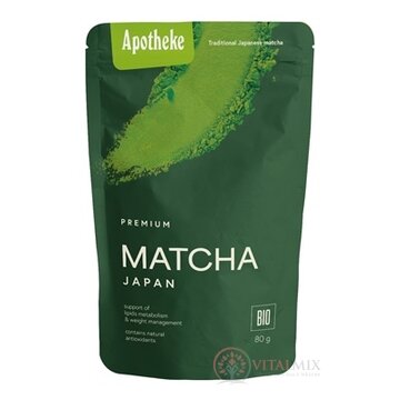 APOTHEKE MATCHA JAPAN BIO prášok, zelený čaj 1x80 g obrázok