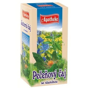 APOTHEKE PEČEŇOVÝ ČAJ SO SLAMIHOU 20x1,5 g (30 g) obrázok
