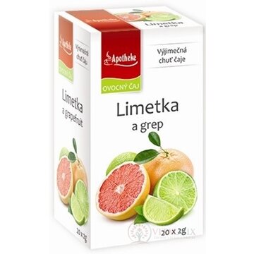 APOTHEKE PREMIER SELECTION ČAJ LIMETKA A GREP 20x2 g (40 g) obrázok