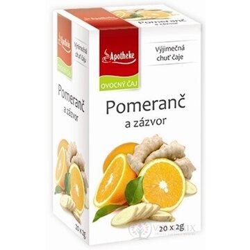 APOTHEKE PREMIER SELECTION ČAJ POMARANČ A ZÁZVOR 20x2 g (40 g) obrázok