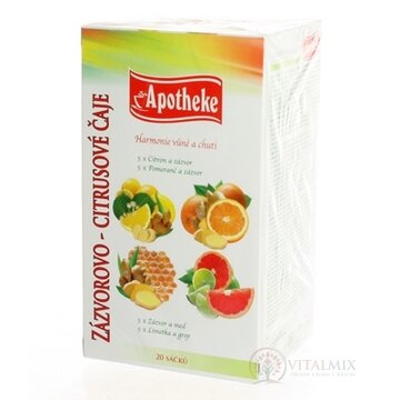 APOTHEKE PREMIER SELECTION ČAJ ZÁZVOR-CITRUS ZMES 20x2 g (40 g) obrázok