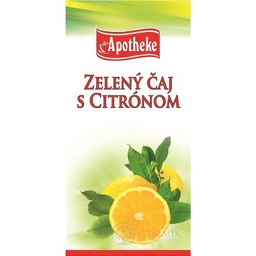 APOTHEKE PREMIER SELECTION ZELENÝ ČAJ S CITRÓNOM 20x2 g (40 g) obrázok