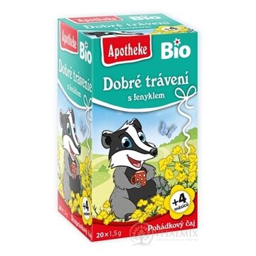 APOTHEKE ROZPRÁVKA Dobré trávenie s feniklom Bio bylinný čaj (od ukončeného 4. mesiaca) 20x1,5 g (30 g) obrázok