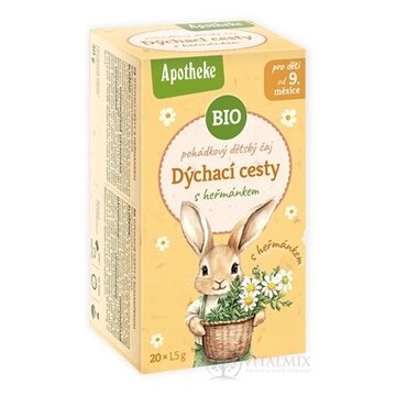 APOTHEKE ROZPRÁVKA Dýchacie cesty s rumančekom Bio bylinný čaj (od ukončeného 9. mesiaca) 20x1,5 g (30 g) obrázok