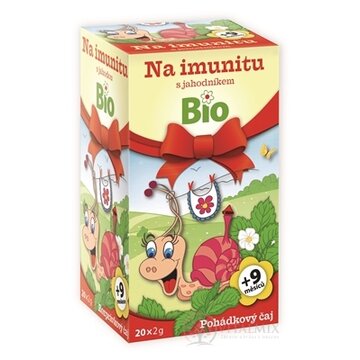 APOTHEKE ROZPRÁVKA Na imunitu s jahodou Bio bylinný čaj (od ukončeného 9. mesiaca) 20x2 g (40 g) obrázok