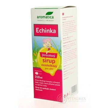 aromatica ECHINKA Skorocelový sirup pre deti viaczložkový 1x210 ml obrázok
