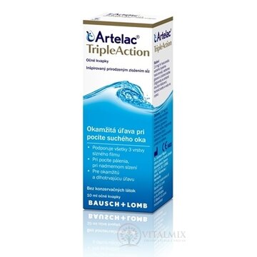 Artelac TripleAction očné kvapky 1x10 ml obrázok