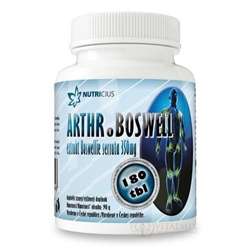 Arthr.boswell - Boswellia serrata 350 mg tbl 1x180 ks obrázok