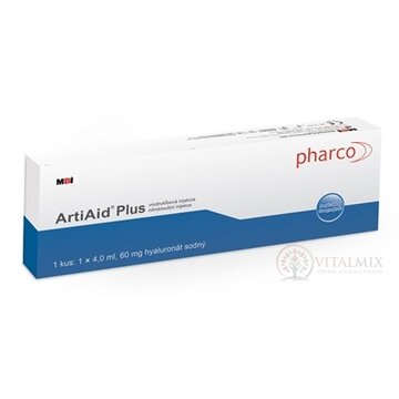 ArtiAid Plus vnútrokĺbová injekcia predplnená, 60 mg hyaluronát sodný, 1x4 ml obrázok