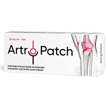 Artro-Patch Implantát na báze HA 80 mg/4 ml v predplnenej injekčnej striekačke, na náhradu synoviálnej tekutiny (20 mg/ml) 1x4 ml obrázok