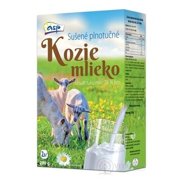 asp KOZIE MLIEKO sušené plnotučné 1x280 g obrázok