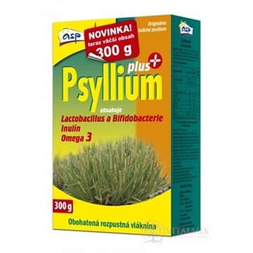 asp Psyllium PLUS rozpustná vláknina, s laktobacilmi a bifidobaktériami, 1x300 g obrázok