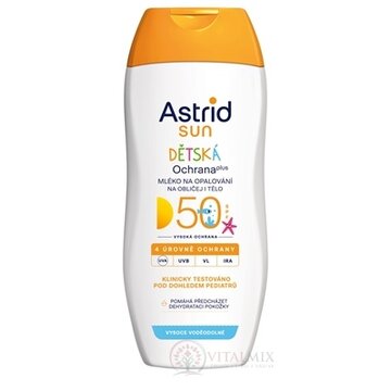 ASTRID SUN Detské mlieko na opaľovanie OF 50 1x200 ml obrázok