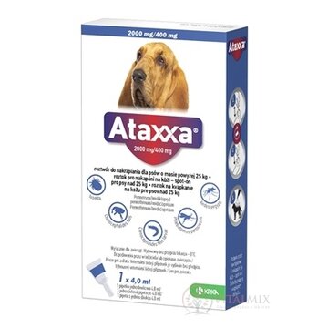 Ataxxa 2000 mg/400 mg (psy nad 25 kg) sol 1x4 ml obrázok