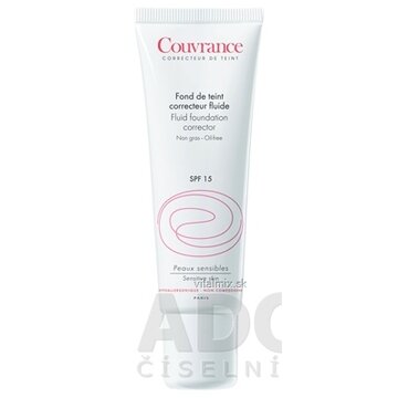 AVENE COUVRANCE FOND DE TEINT CORR. FLUIDE NATUR tekutý krycí make up 1x30 ml obrázok
