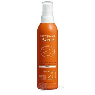 AVENE SPRAY SPF20 (PROTECTION MODÉRÉ) stredná ochrana citlivej kože 1x200 ml obrázok