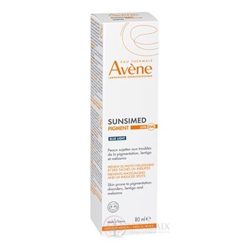 AVENE SUNSIMED PIGMENT, SPF 50+ prevencia fotostarnutia a škvŕn od UV žiarenia 1x80 ml obrázok